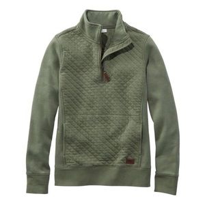 L.L.Bean Women's Quilted Quarter-Zip Pullover